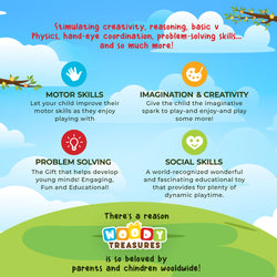 Wooden Activity Cube