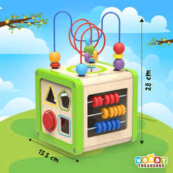 Wooden Activity Cube
