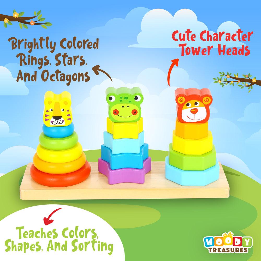 Wooden Stacking Toys